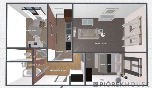 Mieszkanie 3-pokojowe Warszawa Bielany, ul. Marii Dąbrowskiej. Zdjęcie 16