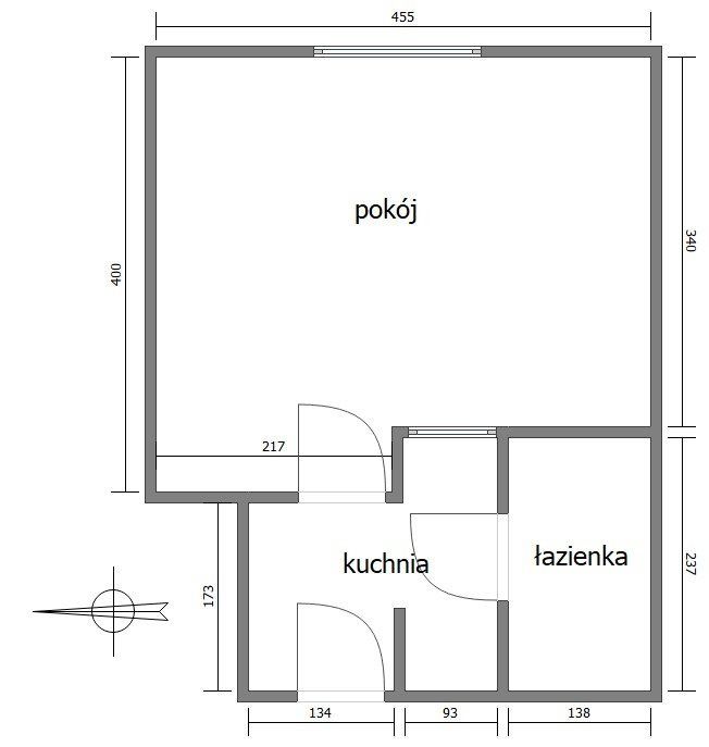 Mieszkanie 1-pokojowe Kraków Grzegórzki, al. Pokoju. Zdjęcie 8