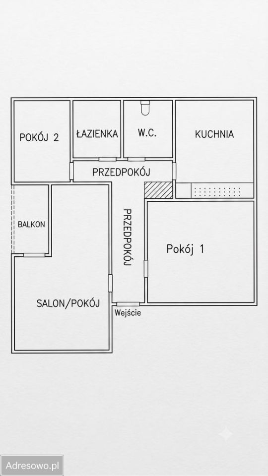 Mieszkanie 3-pokojowe Wrocław Różanka, ul. Bezpieczna. Zdjęcie 20