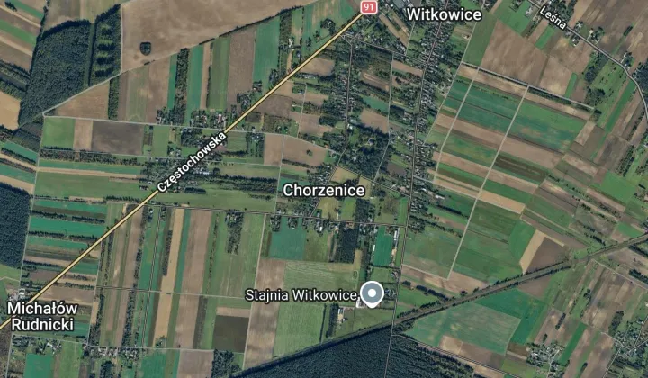 Działka leśna Chorzenice