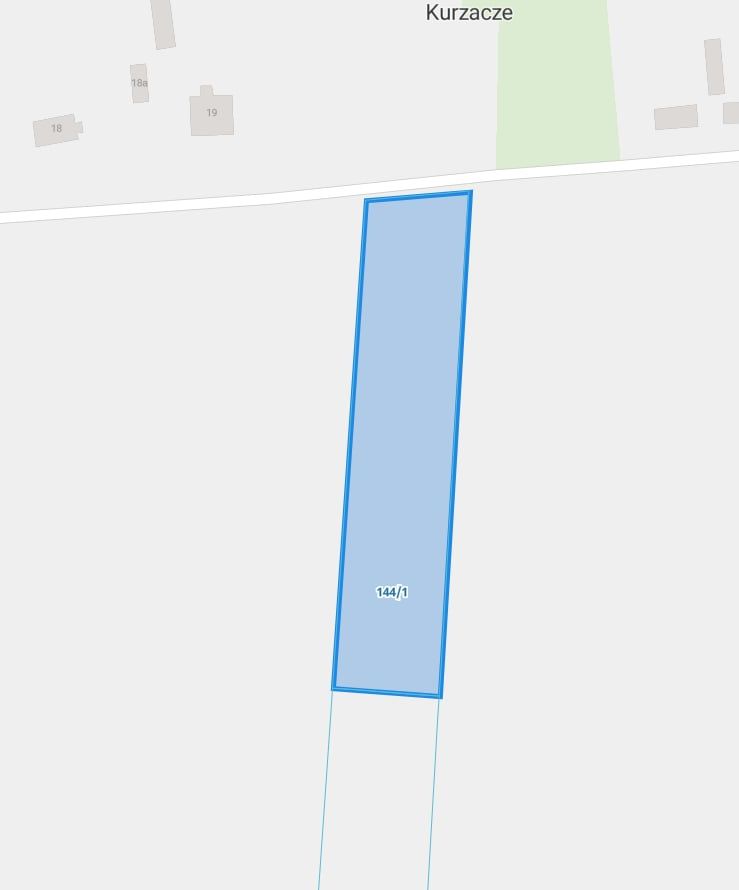 Działka rolno-budowlana Kurzacze Kaplica. Zdjęcie 2