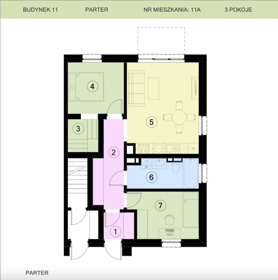 Mieszkanie 3-pokojowe Jasło, ul. Klasztorna. Zdjęcie 10