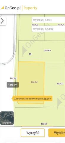 Działka budowlana Wysoka. Zdjęcie 1