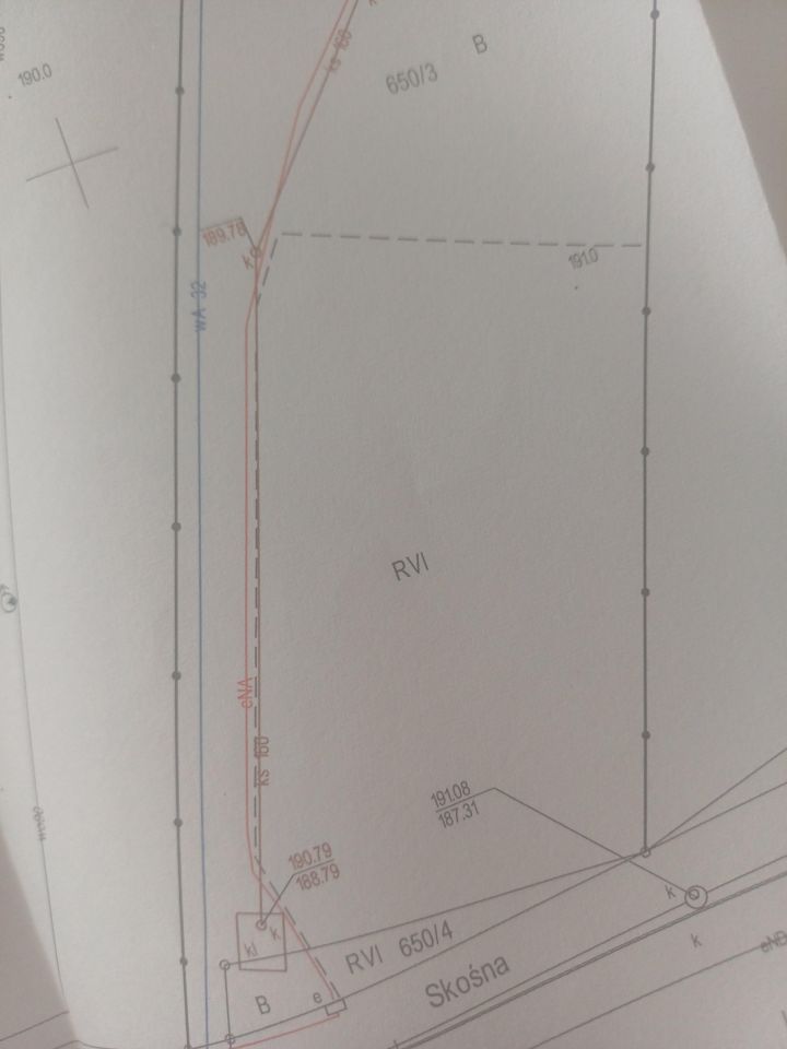 Działka budowlana Kędzierzyn-Koźle Cisowa, ul. Skośna
