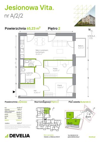 Mieszkanie 3-pokojowe Gdańsk Wrzeszcz, ul. Jesionowa. Zdjęcie 6