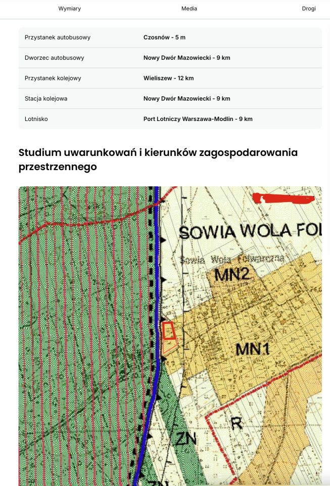 Działka budowlana Sowia Wola Folwarczna, ul. Słoneczna. Zdjęcie 4