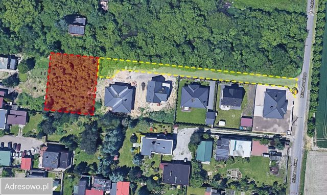 Działka budowlana Kalisz Chmielnik, ul. Piotra Michałowskiego. Zdjęcie 1