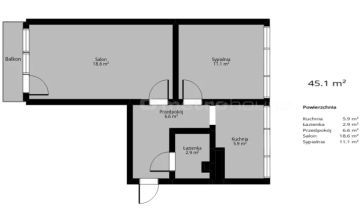 Mieszkanie 2-pokojowe Łódź Teofilów, ul. Wici
