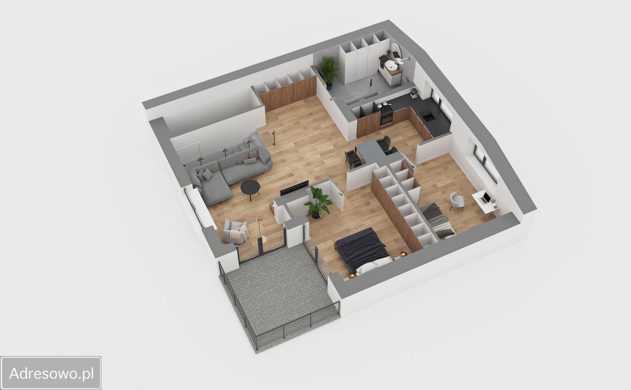 Mieszkanie 3-pokojowe Częstochowa Stradom, ul. Dźbowska. Zdjęcie 10