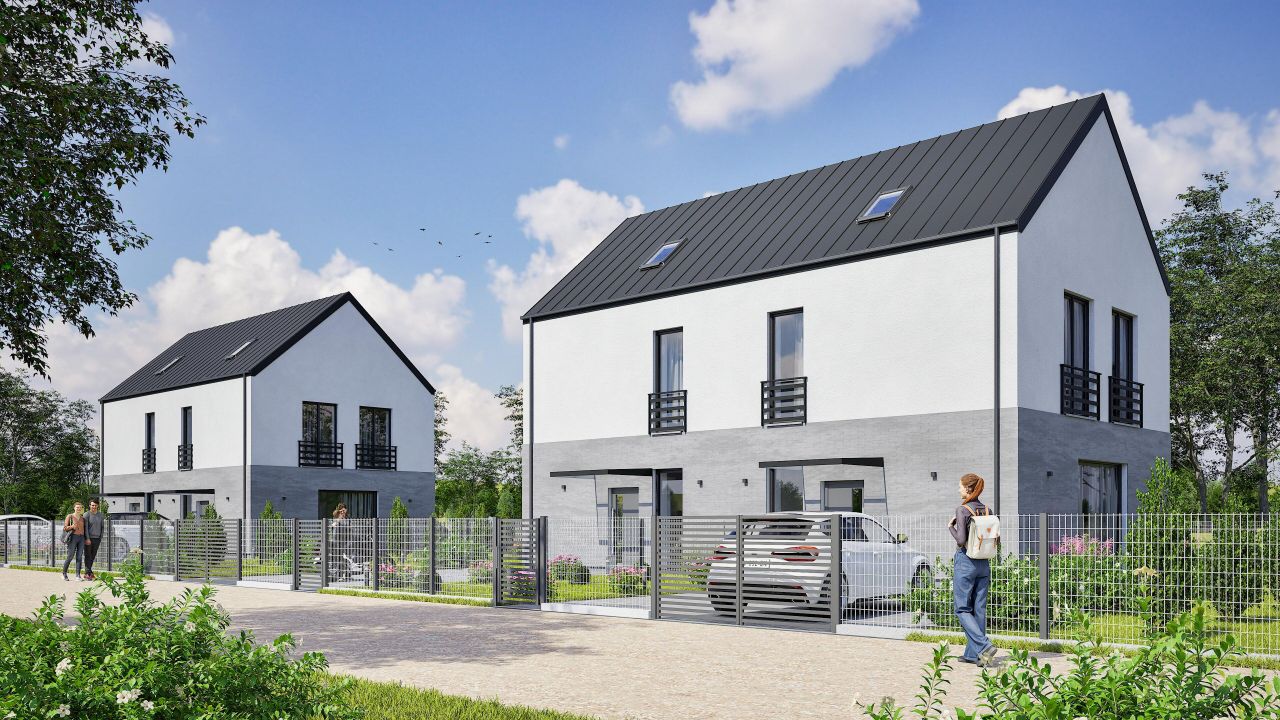 bliźniak, 4 pokoje Słupno, ul. Wspólna. Zdjęcie 1