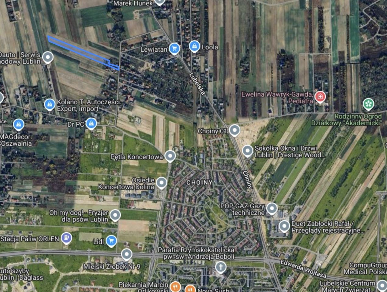 Działka rolno-budowlana Jakubowice Konińskie, ul. Dębina