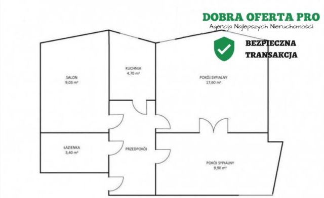 Mieszkanie 3-pokojowe Gdańsk Przymorze, ul. gen. Bora-Komorowskiego. Zdjęcie 7