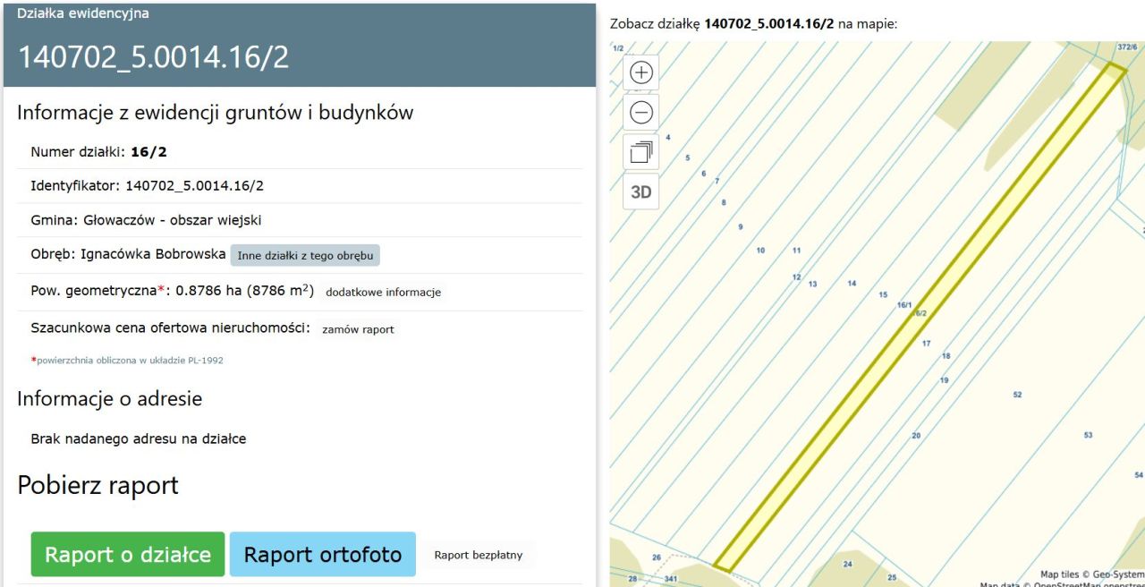 Działka rolna Ignacówka Bobrowska. Zdjęcie 2