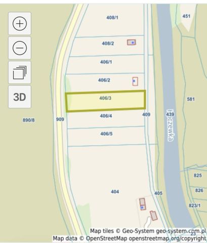 Działka budowlana Zahoczewie, zachoczewie. Zdjęcie 1