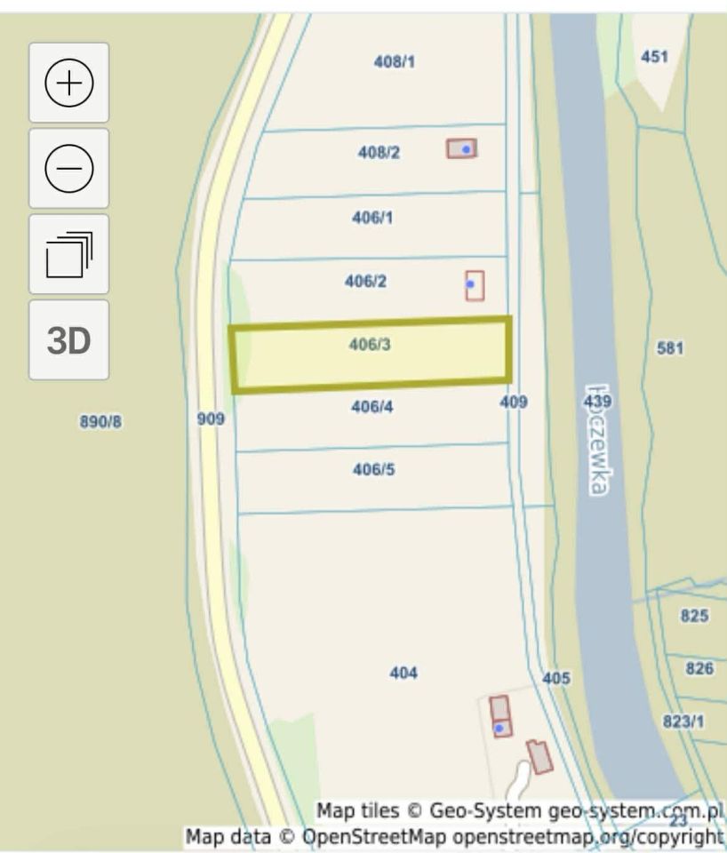 Działka budowlana Zahoczewie, zachoczewie. Zdjęcie 1