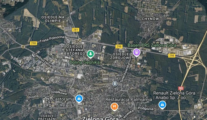 Działka rod Zielona Góra, ul. Źródlana