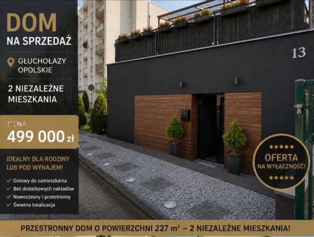 dom szeregowy, 4 pokoje Głuchołazy, ul. Tylna. Zdjęcie 1