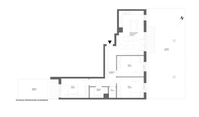 Mieszkanie 4-pokojowe Kraków Bieżanów, ul. Henryka i Karola Czeczów. Zdjęcie 7