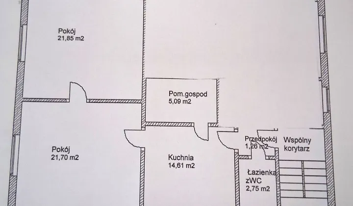 Mieszkanie 2-pokojowe Wołów, ul. Ogrodowa