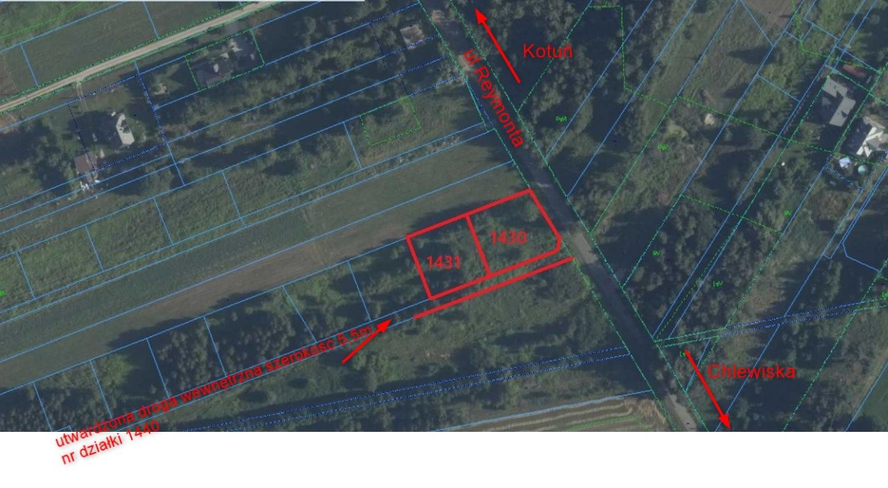 Działka budowlana Kotuń, ul. Reymonta. Zdjęcie 2