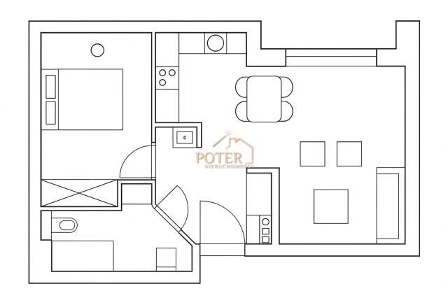 Mieszkanie 2-pokojowe Wrocław Krzyki, ul. Przyjaźni. Zdjęcie 18