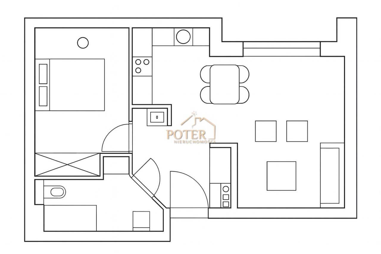 Mieszkanie 2-pokojowe Wrocław Krzyki, ul. Przyjaźni. Zdjęcie 18