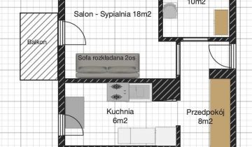 Mieszkanie 3-pokojowe Kraków Stare Miasto, ul. Kapelanka