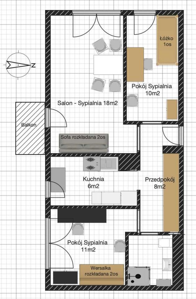 Mieszkanie 3-pokojowe Kraków Stare Miasto, ul. Kapelanka. Zdjęcie 2