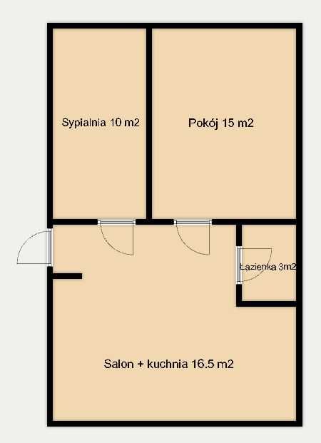 Mieszkanie 3-pokojowe Olsztyn, ul. Dworcowa. Zdjęcie 6