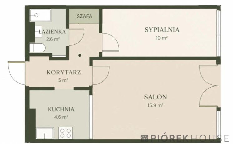 Mieszkanie 2-pokojowe Warszawa Śródmieście, ul. Grzybowska. Zdjęcie 9