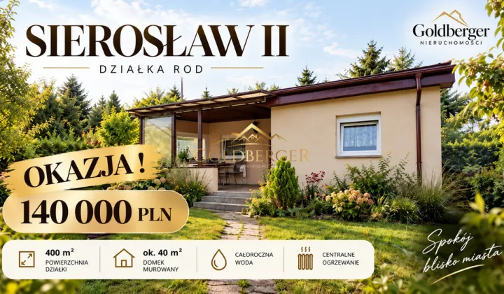 Działka rekreacyjna Sierosław