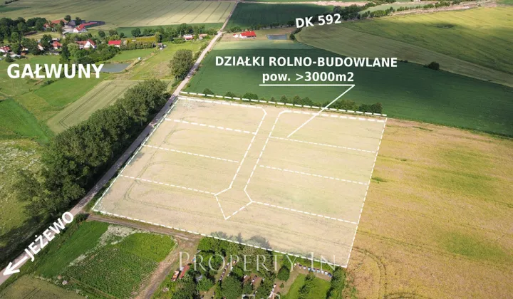 Działka budowlana Gałwuny