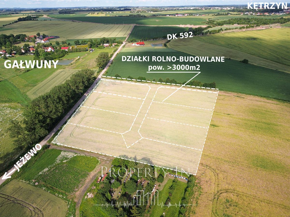 Działka budowlana Gałwuny. Zdjęcie 1