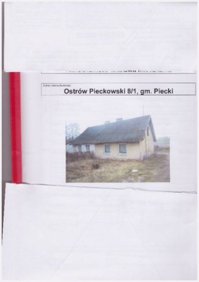 dom, 2 pokoje Piecki Ostrów Pieckowski