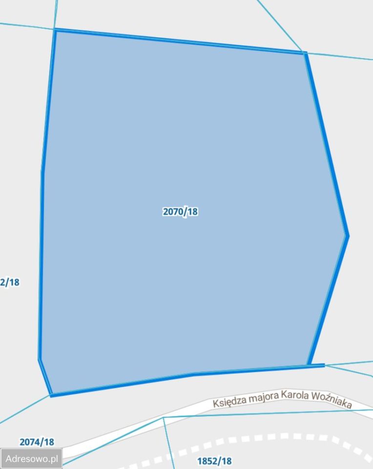 Działka inwestycyjna Katowice Szopienice, ul. ks. mjr. Karola Woźniaka. Zdjęcie 1