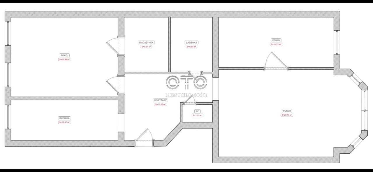 Mieszkanie 3-pokojowe Wrocław Śródmieście, Most Młyński. Zdjęcie 16