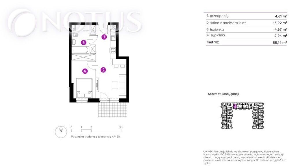 Mieszkanie 2-pokojowe Bielsko-Biała, ul. Muszlowa. Zdjęcie 2