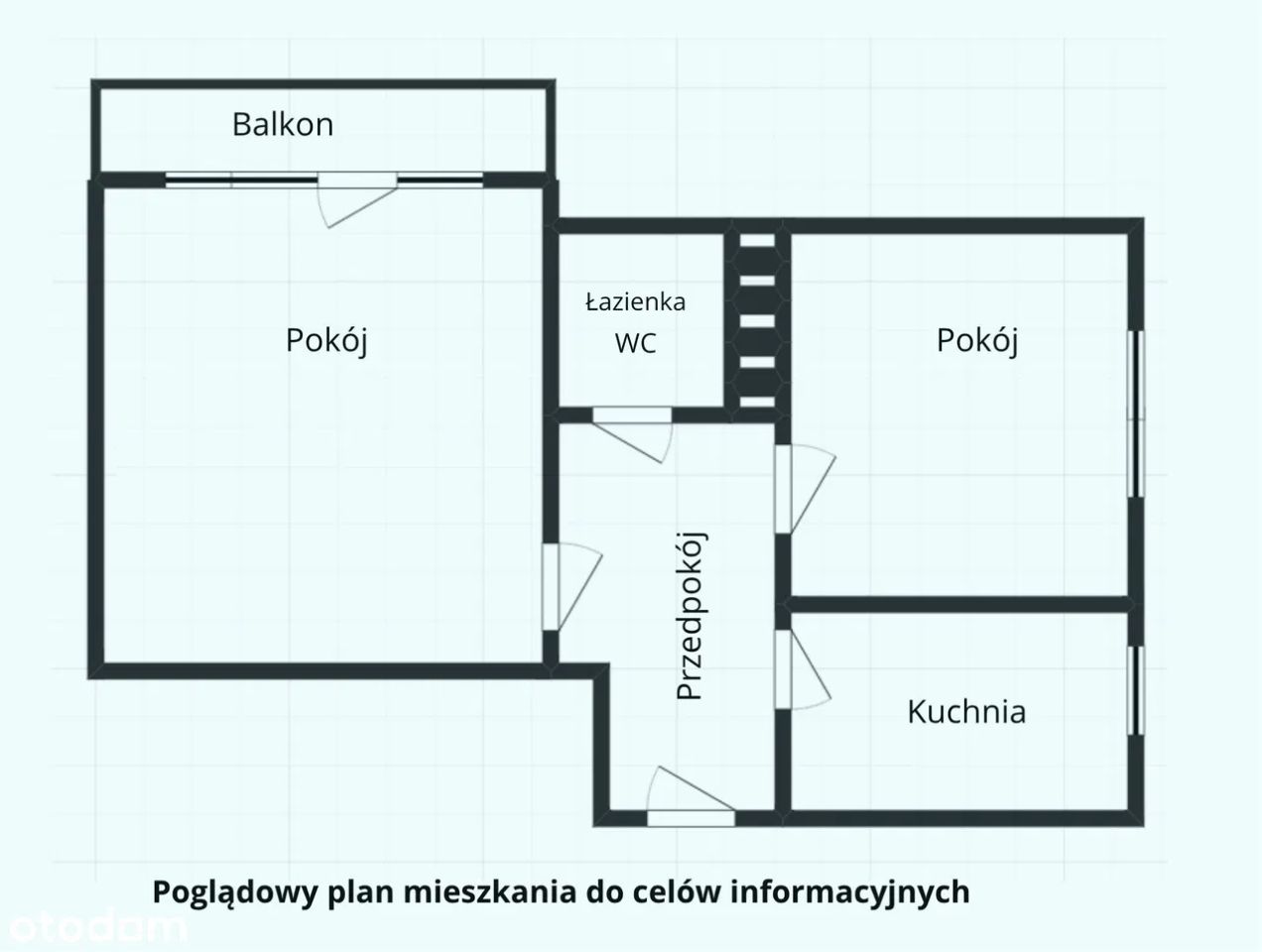Mieszkanie 2-pokojowe Łódź Zarzew, ul. Przędzalniana. Zdjęcie 9