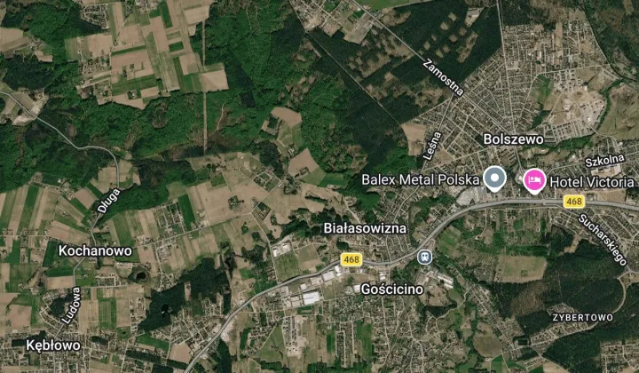 Działka budowlana Gościcino, ul. Brzozowa