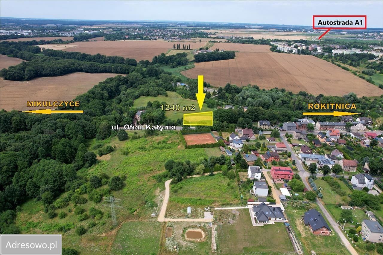 Działka budowlana Zabrze Rokitnica, ul. Ofiar Katynia. Zdjęcie 4