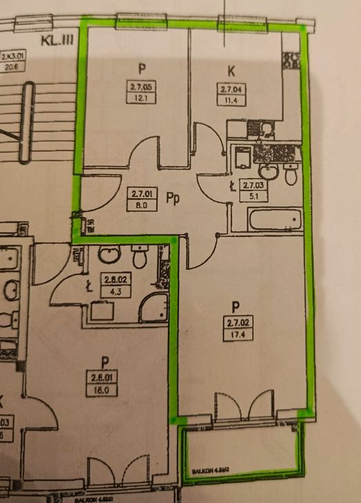 Mieszkanie 2-pokojowe Wrocław Jagodno, ul. Ryszarda Wagnera. Zdjęcie 22