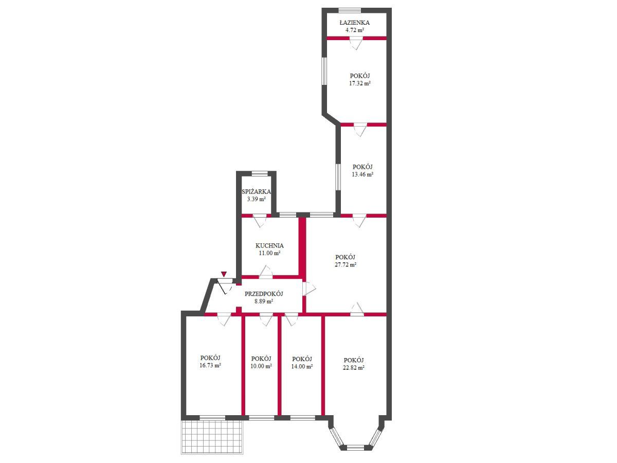 Mieszkanie 6-pokojowe Opole Śródmieście, pl. Mikołaja Kopernika. Zdjęcie 5