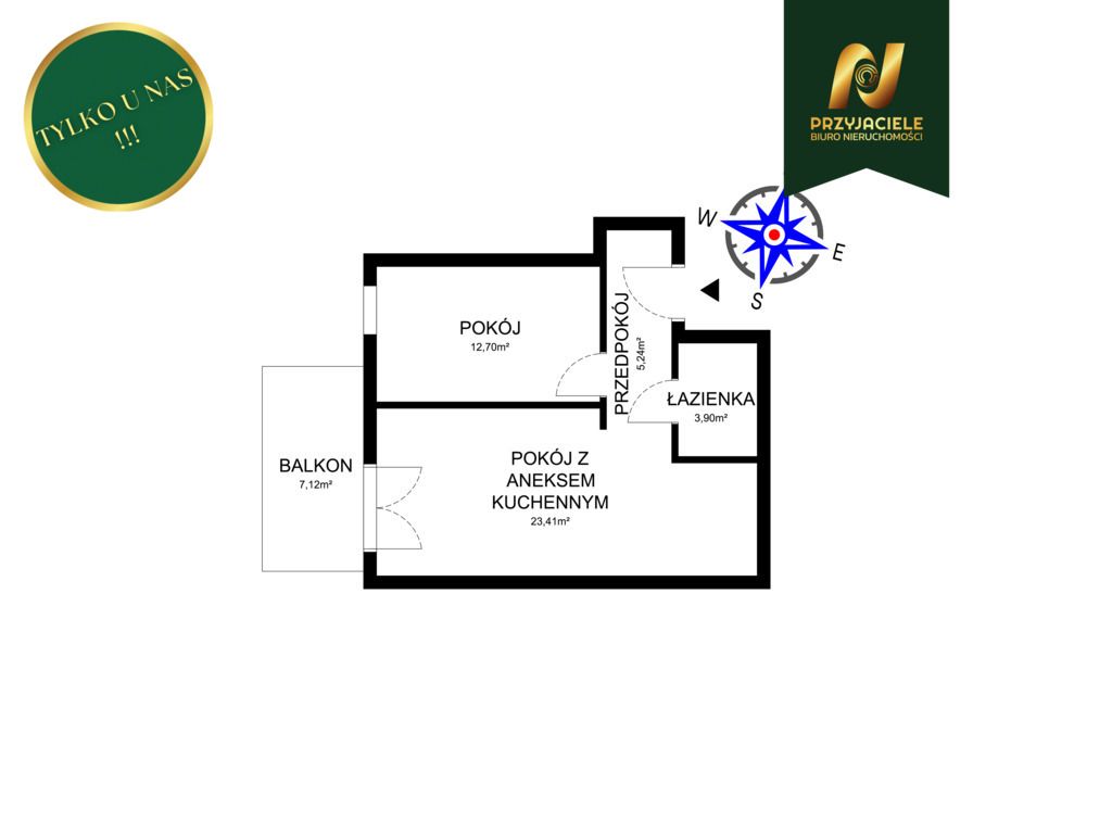 Mieszkanie 2-pokojowe Gdańsk Przymorze, ul. Obrońców Wybrzeża. Zdjęcie 9