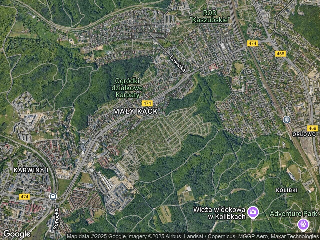 Działka rod Gdynia Orłowo, ul. Grodnieńska