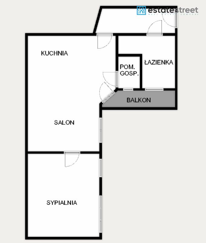 Mieszkanie 2-pokojowe Kraków Stare Miasto, ul. Marii Skłodowskiej-Curie. Zdjęcie 15