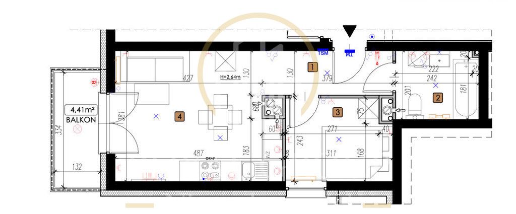 Mieszkanie 2-pokojowe Lublin Czechów Dolny, ul. Mirosława Dereckiego. Zdjęcie 7