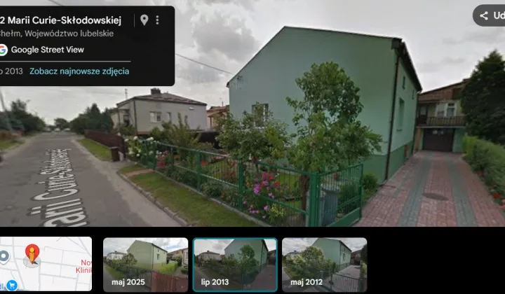 dom wolnostojący, 3 pokoje Chełm, ul. Marii Curie-Skłodowskiej
