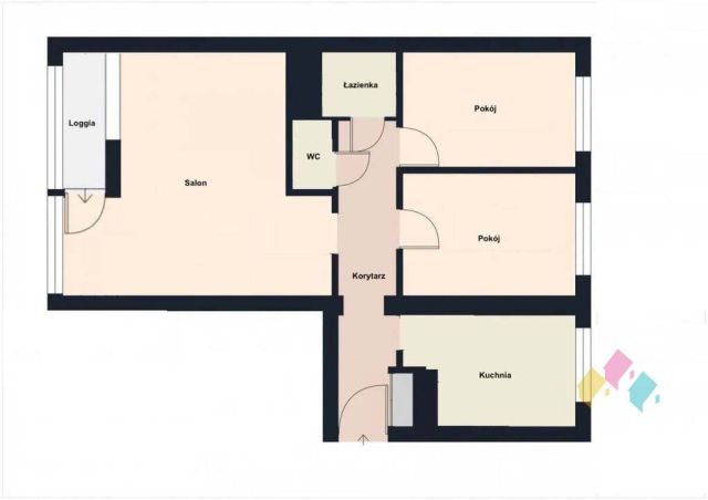 Mieszkanie 3-pokojowe Olsztyn Pojezierze, ul. Kołobrzeska. Zdjęcie 12