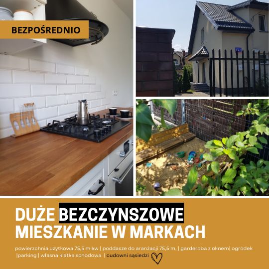 Mieszkanie 4-pokojowe Marki Pustelnik, ul. Józefa Poniatowskiego