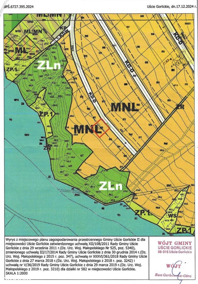 Działka budowlana Klimkówka. Zdjęcie 4